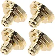 [KOCKSHION] 4pcs Earring Backs Gold Heavy Earring Support Studs Tragus Piercing Jewelry