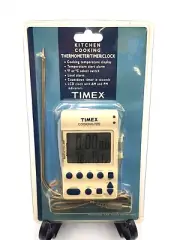 Vintage Timex Cooking Thermometer Timer Clock Kitchen New In Sealed Package