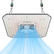 100W LED Grow Light Full-Spectrum Sunlike Light with Circulation Fan