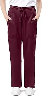 [NY Threads] Scrub Pants for Women Workwear Drawstring Scrub Pants Soft Stretch 5 Pockets