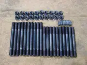 Ford 302 289 347 332 Stroker Cylinder head stud kit 4340 12 point nuts grade 8