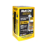 Bremick MultiONE 8g x 25mm B8 Contour Head Screw - 250 Pack
