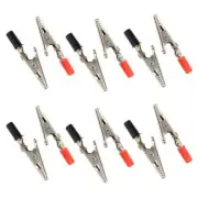 Insulated Electrical Alligator Clips 12pcs for Welding and Testing Needs