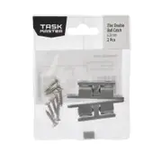 Taskmaster 43mm Zinc Double Ball Catch - 2 Pack