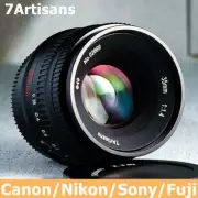 7artisans 35mm F1.4 APS-C Half Frame MF Lens For Canon M Sony E Nikon Z fuji-X