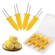 Corn Holders Set, 20PCS Stainless Steel Corn Cob Holders, Corn on The Cob Ske...