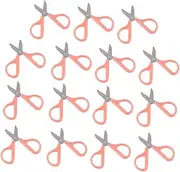 Multi-function Safety Scissors Kids School 15pcs Small Scissors Portable Thread Scissors