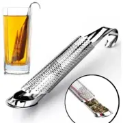 Tea Pipe Shape Loose Leaf Diffuser Tea Strainer Steel Tea Infuser Teapot9646