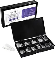 [BeauFairy] Almond Nail Tips, 552PCS, Nail Tips For Extensions, Full Cover Fingernails, Acrylic Press on Nails Tips, Soft Gel Fake Nails Tips, Soak Off Fake Nail for Nail Tips Art Salons and Home DIY