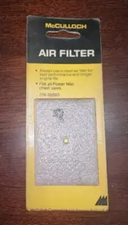 OEM McCulloch Part Number 68685 Air Filter For Power Mac Chainsaws
