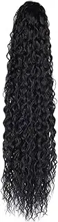 VALICLUD Ponytail Extension Fluffy Wavy Hairpiece with Drawstring Design Natural Synthetic Hair for Fashion Shows Parties Everyday Wear Versatile Hair Extensions for Women