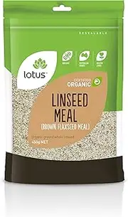 Lotus Organic Linseed Flaxseed Meal 450 g, 450 g