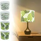 2Pcs Floral Lampshade Soft Cloth Printed Lampshade Decorative Printed Lamp weTBh