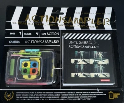 Lomography ActionSampler 35mm Camera w/ 4 Lenses 1 Shot 4 Images Vintage