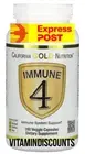 Immune booster California gold Immune System Support, 180 Veggie CAPS
