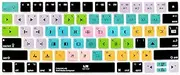 HRH Avid Media Composer 4-8 Functional Shortcut Hotkey Keyboard Cover Silicone Skin for Apple Magic Keyboard (MLA22LL/A) with US Layout