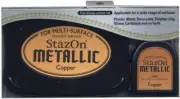 New StazOn Solvent Ink Pad Metallic Kit - Copper