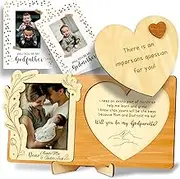 STOFINITY Will You Be My Godparents Proposal Gift - God Parents Presents Proposal Gifts, Godparents Gifts From Godchild, Godparents Picture Frame Ideas Baptism Christmas