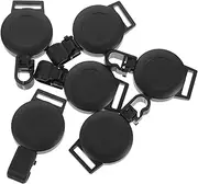 TOGEVAL 6Pcs Retractable Badge Holders Wear Resistant Card Accessory Portable Id Card Holder for Nurses Teachers Students Conferences and Events and Lightweight Design