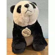 Wild Republic Black & White Panda Bear Plush Saint Louis Zoo EUC
