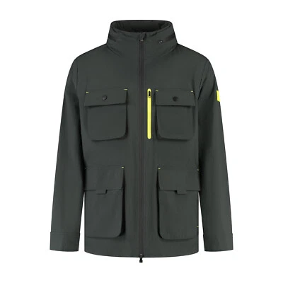 2025 Aston Martin F1 Men's 6 pocket Rain Jacket (XL)