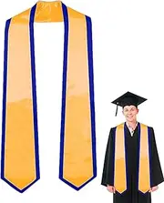 [Generic] Graduation Shawl Stole - Stylish SPlain Graduate Stole Graduation Stole Class Of 2024 | Soft Graduation Stole Sash Adult Plain Stole for Colleges Universities