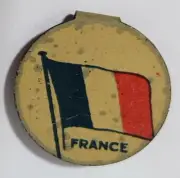 1915 • WILLS CAPSTAN TIN CIGARETTE CARD FLAG • FRANCE