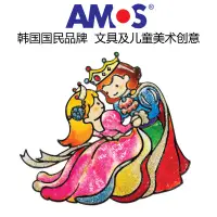 在飛比找蝦皮購物優惠-韓國AMOS GD10P12R兒童手工DIY益智玩具安全顏料