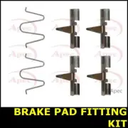Brake Pad Fitting Kit Rear FOR DAIHATSU APPLAUSE 1.6 89->97 Petrol Apec