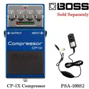 BOSS Effects Pedal Filter " CP-1X Compressor " Boss Genuine AC adapter PSA-100S2