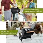 Portable Charcoal Grill, Small BBQ Mini Tabletop Compact Camping Grills for O...