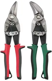 Mobarel Snips 2pc Offset Aviation Snip Set Left & Right Cut