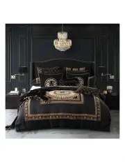 [DaVinci] Massimo Quilt Cover Set in Black