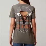 NWT (48$) Affliction Fast & Furious woman’s Tee SZ SM