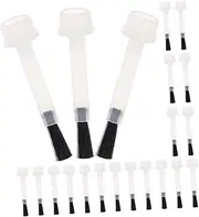Gatuida 100pcs Nail Polish Brush Liquid Applicators for Precise Application for DIY Nail Use Durable Replacement Brushes for Manicure Tools