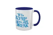 Friends On A Break Mug (White/Blue) (One Size)