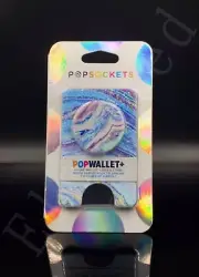 Authentic Popsocket PopWallet+ “ Lilac Agate ” Card Holder/Popsocket.