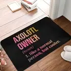Axolotl Lover Non-slip Doormat Kitchen Mat Owner Funny Saying Watercolor Balcony