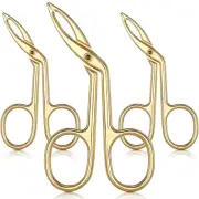 3 Pcs Eyebrow Tweezers Scissor Handle Straight Tip Scissor Shaped Eyebrows Tweez