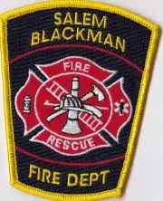 Salem Blackman Fire Department Tennessee Patch