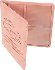 TEHAUX ID Card Holder Wallet Auto Insurance Document Wallet Credit Cards Wallet for Men Women