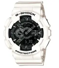 在飛比找Yahoo!奇摩拍賣優惠-【萬錶行】CASIO G-SHOCK 多層次重機概念雙顯錶 