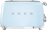 Smeg 50s Style 4 Slot Toaster - Pastel Blue