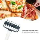DIY Plastic Pizza Dough Roller Punch Pastry Pie Needle Wheels Bread Hole Punch H