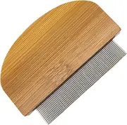 2-in-1 Cat and Dog Comb - Flea Comb for Cats and Dogs - Flea Removal and Grooming Tool，Flea Zapper Comb for Cats，Dog Combs for Grooming，Cat Comb for Short Haired Cats，Dog Flea Comb for Small Dogs