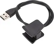 Charger USB Charging Cable Dock Stand Premium Quality Over Voltage Compact Lightweight Design Easy Installation for Fitbit Alta HR Smartwatch Black 0.5m Length