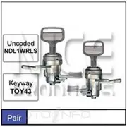 Nice Door Lock Barrel - Pair, NDL11W