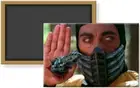 Mortal Kombat 1995 Movie Scorpion Villain Image 2 x 3 Refrigerator Magnet