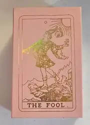 The Fool - Tarot Deck - Pink / Gold Foil Tarot Cards - New - Free Shipping