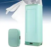 Electric Clothes Dryer, Fully Automatic Ironing Clothes Folding Wrinkle Remover, Steam Drying Machine, Household Vertical Steamer With Timer, Collapsible Hanging Garment Steamer, For Travel,H(Color:B)